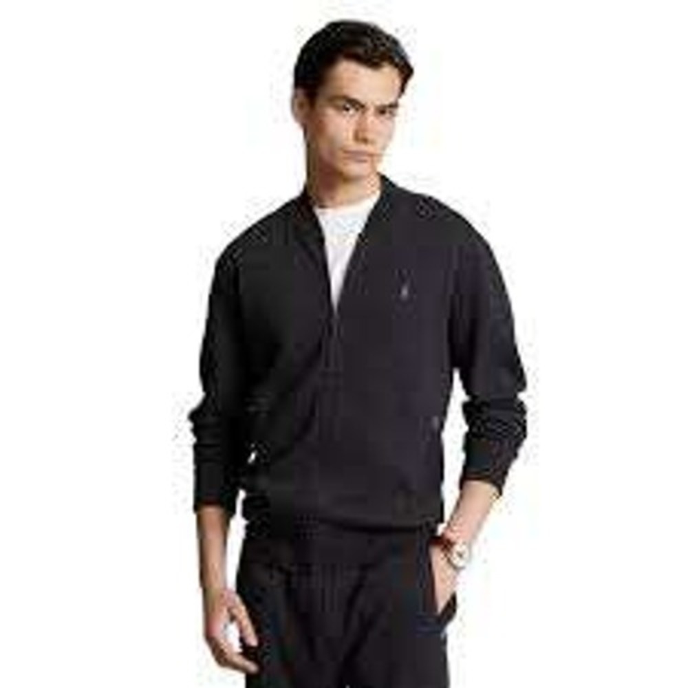 Polo Ralph Lauren Mens Luxury Jersey Baseball Jacket Size S